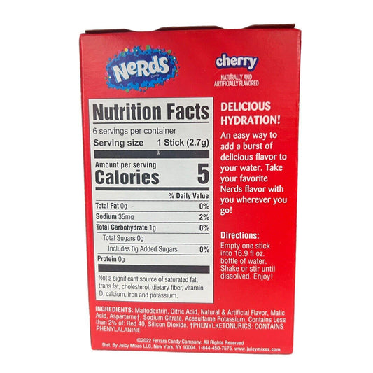Nerds Cherry Drink Mix - 6 Packets