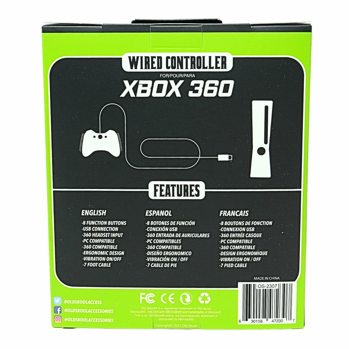 Controller for Xbox 360 White