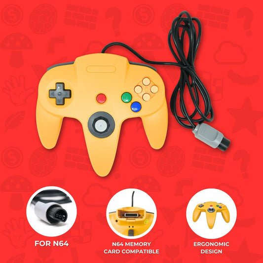 Controller for N64 Yellow