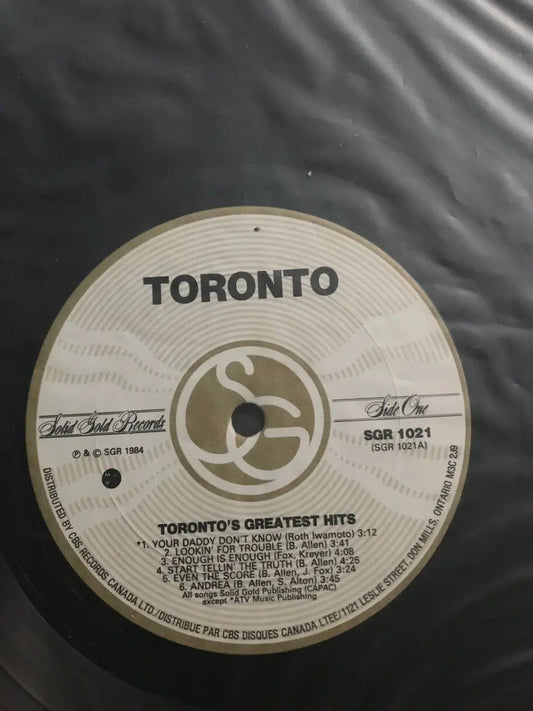 Toronto – Greatest Hits - 1984 Original