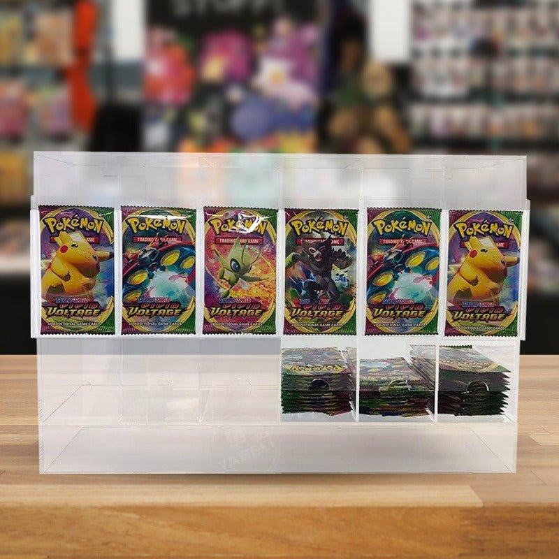 Pokémon Booster Pack 6 - Slot Acrylic Display Dispenser - 4 Packs - Jack Righteous