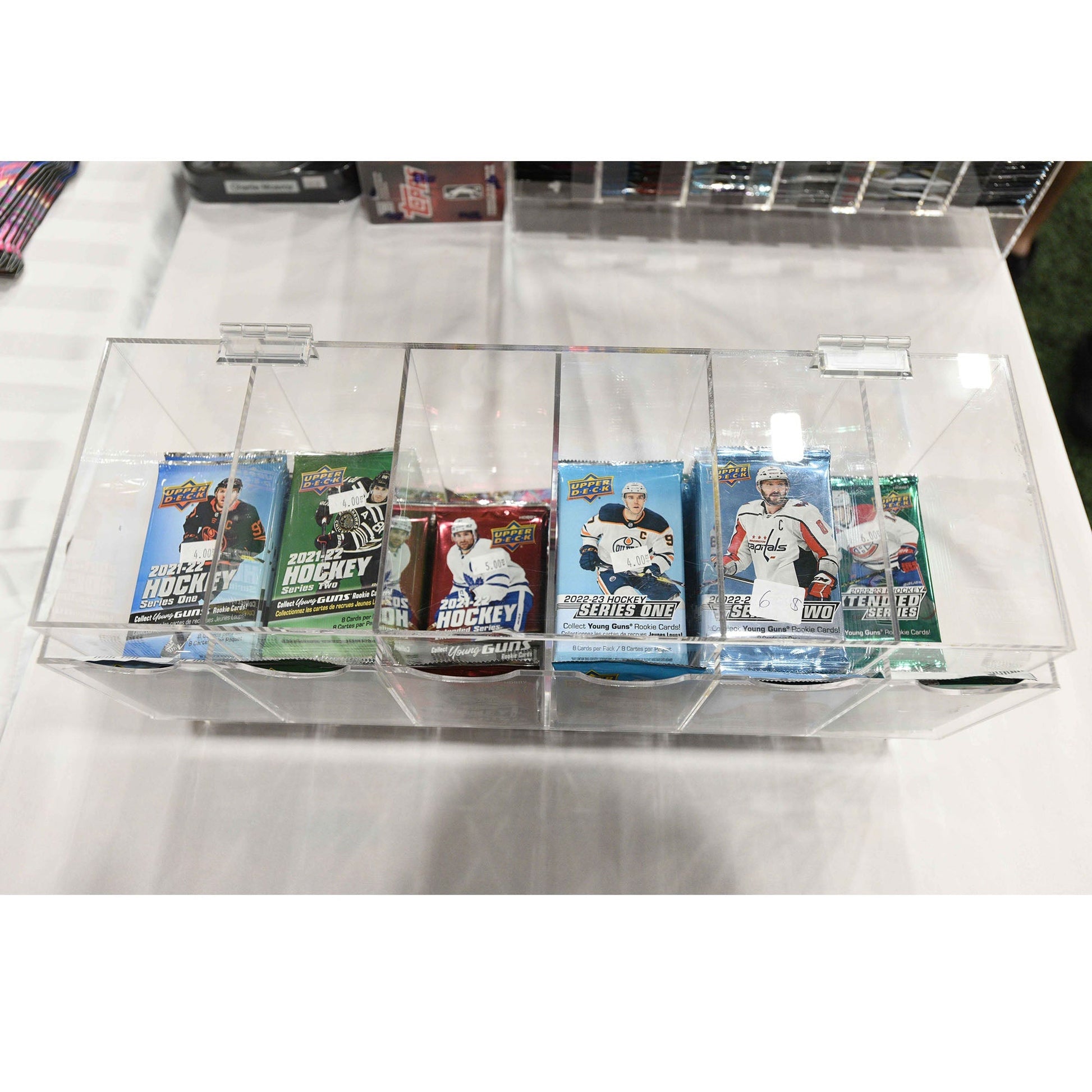 Pokémon Booster Pack 6 - Slot Acrylic Display Dispenser - 4 Packs - Jack Righteous