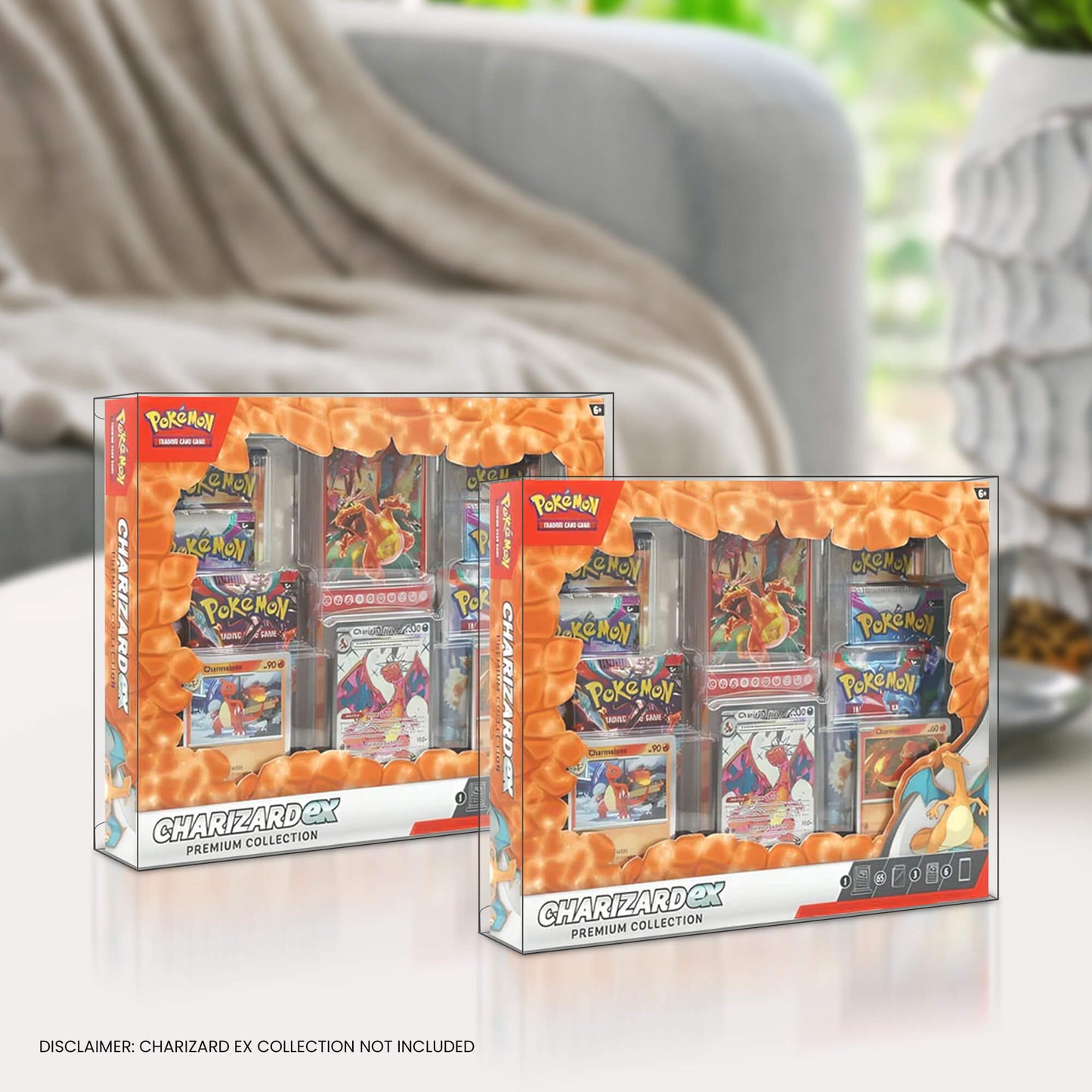 Pokemon Collection Box Protector – Charizard EX Fit (5 Pack) - Jack Righteous