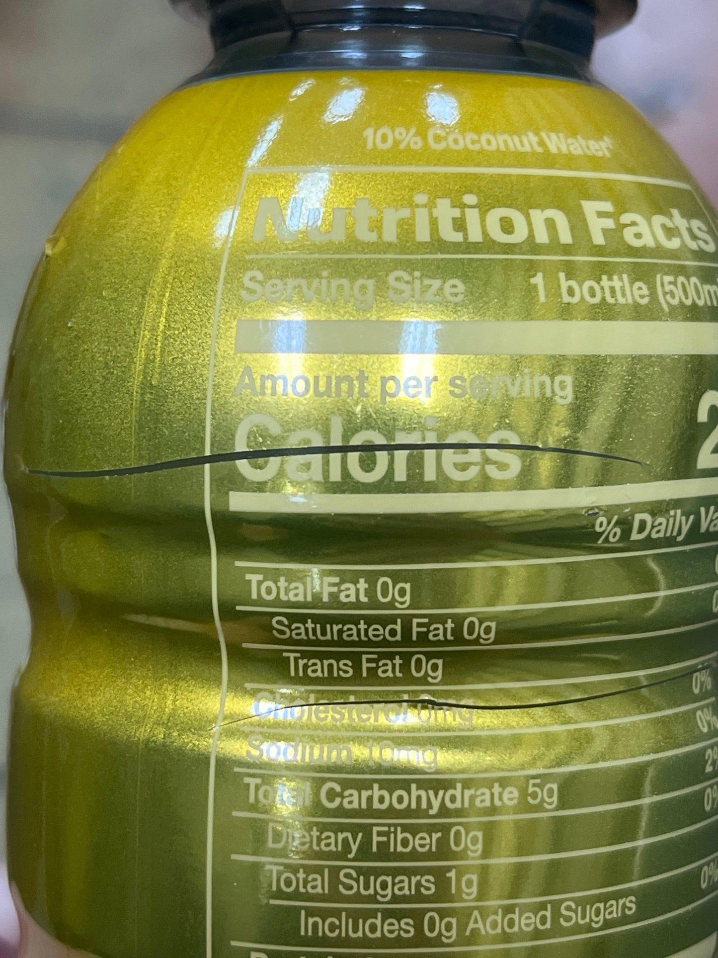 Prime Gold 1 Billion New York Bottle Limited Edition - Scratched Bottle