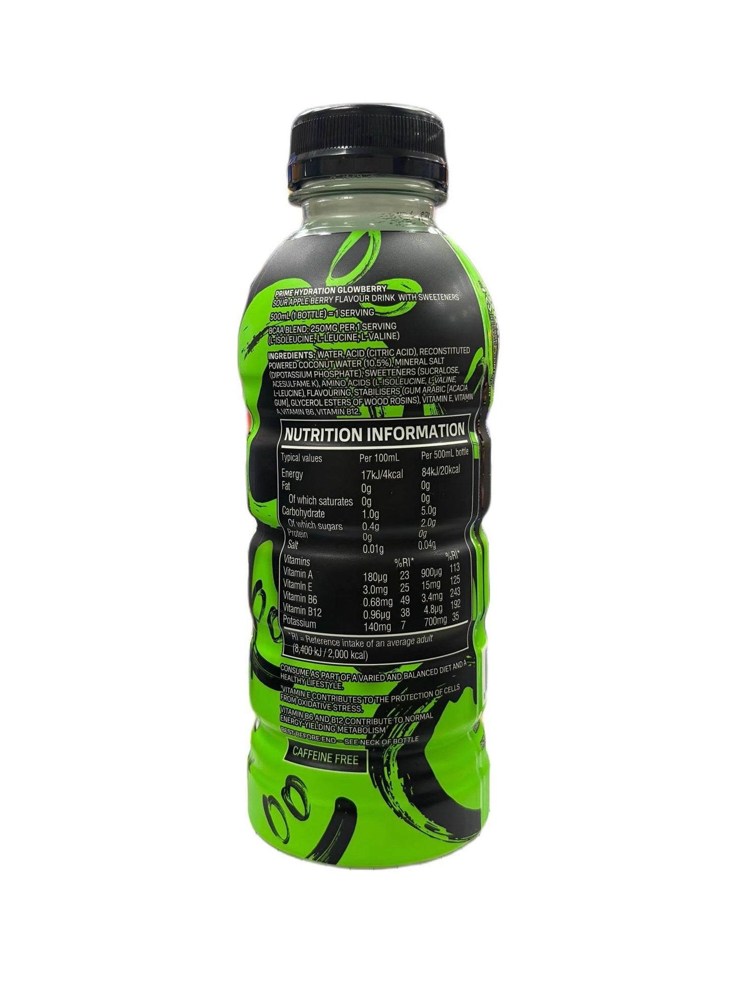 Prime Hydration Glowberry - U.K Rare Bottle Edition