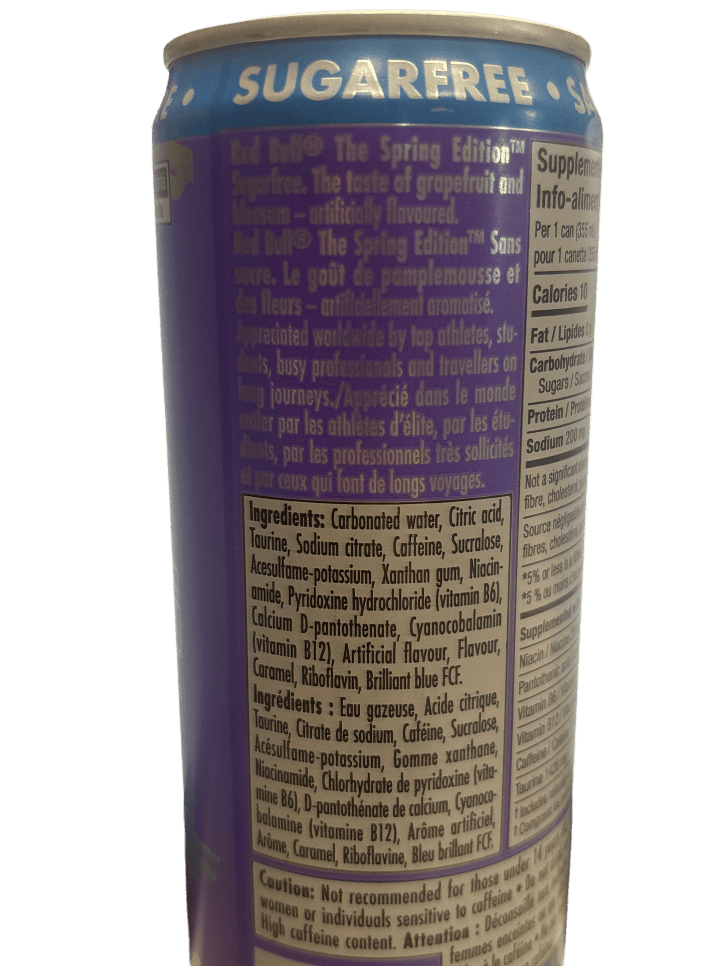 Red Bull Zero Sugar Grapefruit & Blossom Energy Drink 355ML - Canadian Edition - Jack Righteous