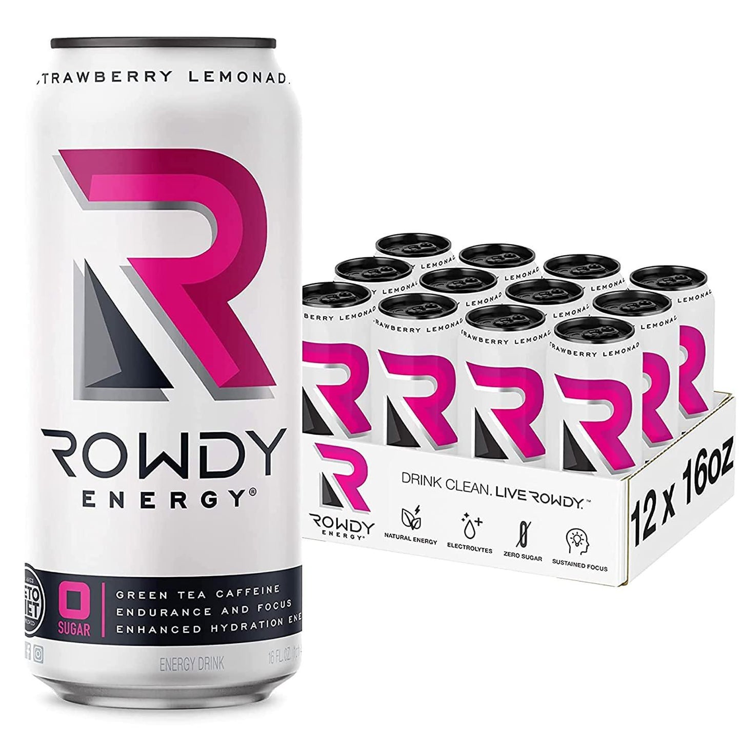 Rowdy Energy Drink Strawberry Lemonade