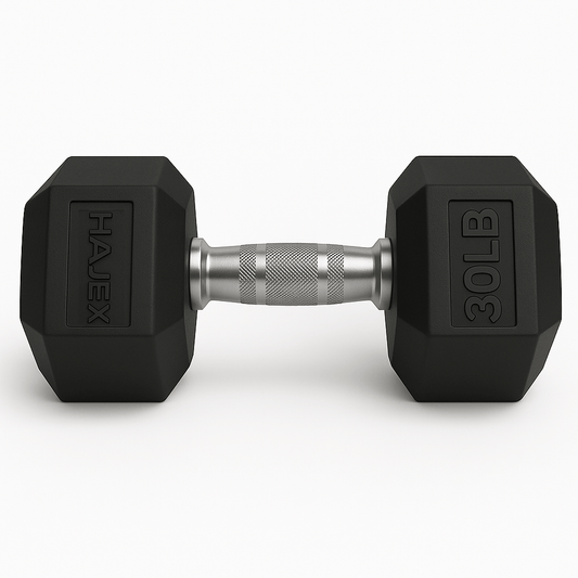 Rubber Hex Dumbbells in Canada (2.5 to 150 LB) - Jack Righteous