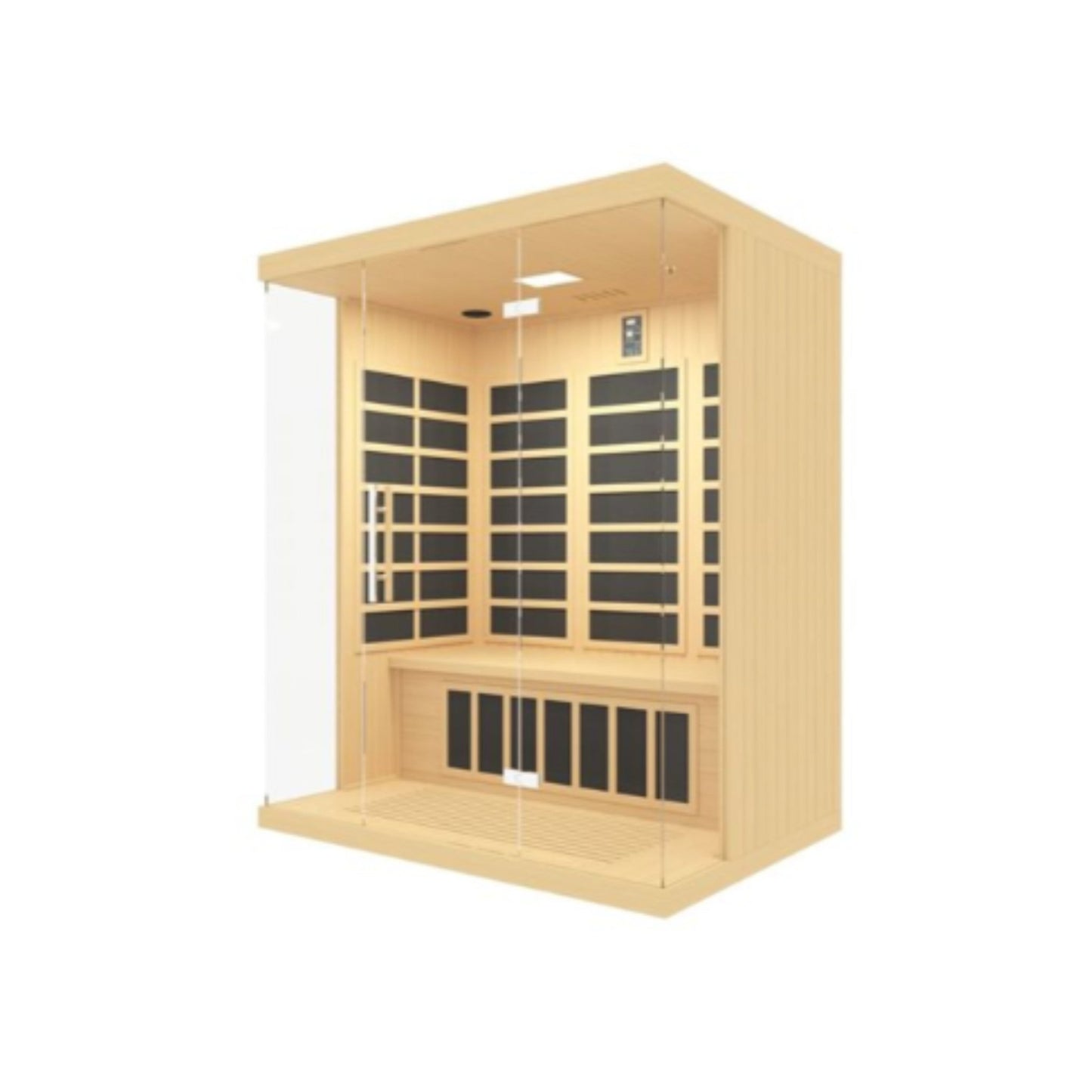 Sauna Infrarouge Westinghouse pour 3 personnes - En bois de pruche avec chromothérapie LED - Usage Intérieur Uniquement (WES43 - 3100) - Jack Righteous