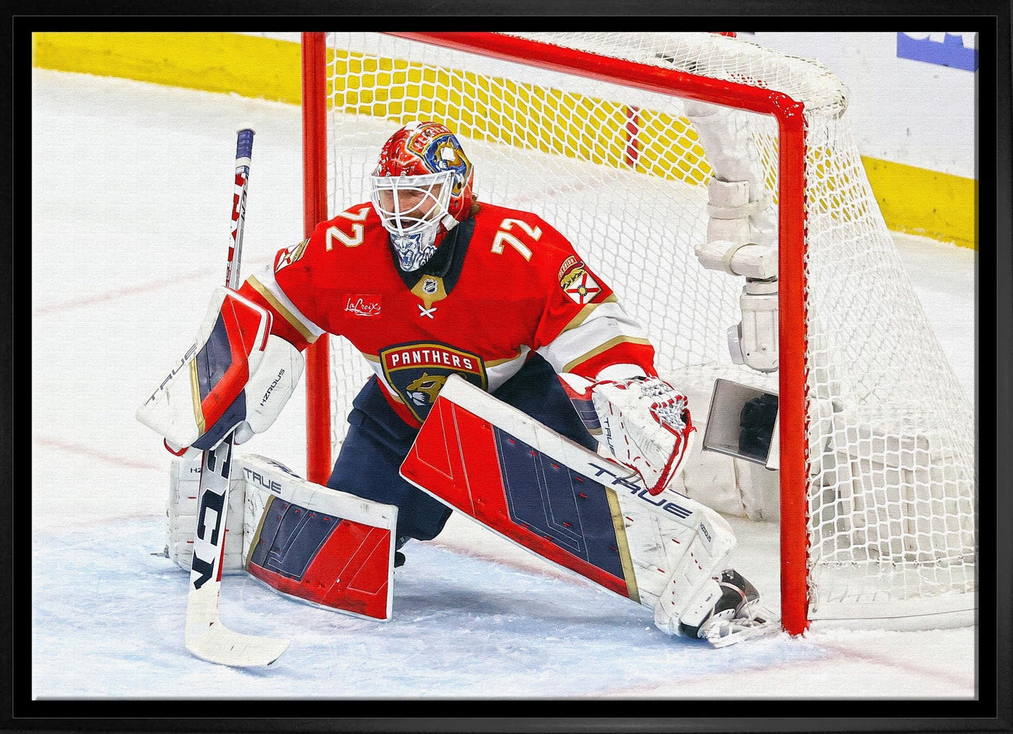 Sergei Bobrovsky 20x29 Framed Canvas Panthers - Jack Righteous