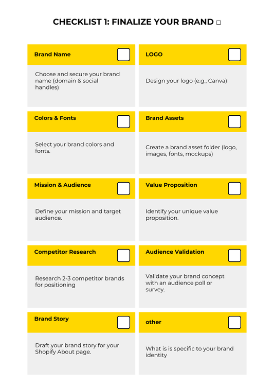 Shopify Launch Checklist for Creators (Free PDF) - Jack Righteous