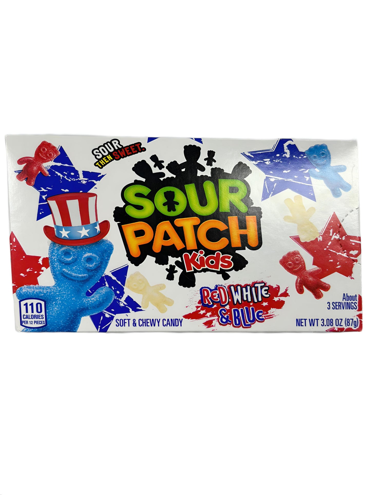 Sour Patch Kids Red White & Blue Theatre Box 3.08OZ