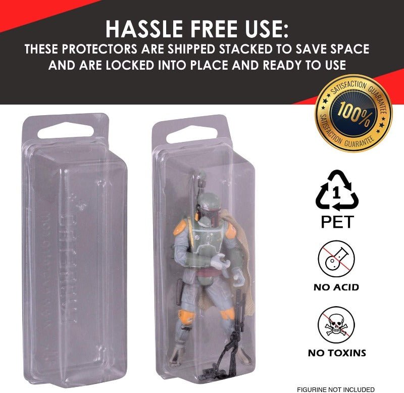 Star Wars & Gi - Joe 3.75 inch Action Figures loose - Collectibles Blisters Clamshell Case - PET Protector - Jack Righteous