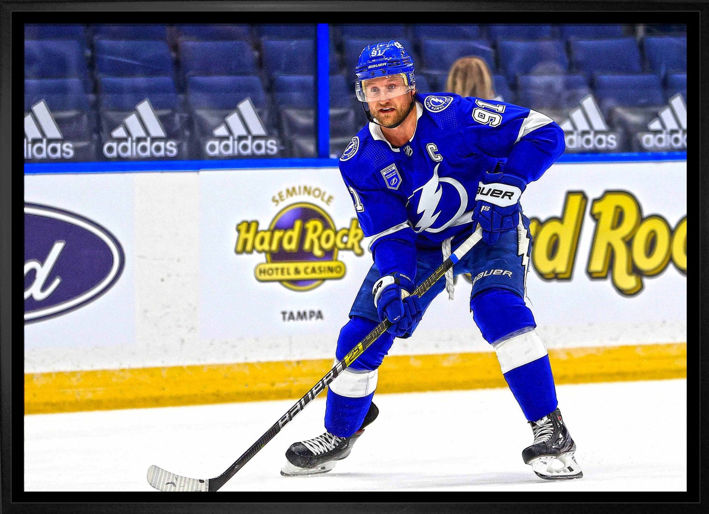 Steven Stamkos Tampa Bay Lightning Framed 20x29 Action Canvas - Jack Righteous