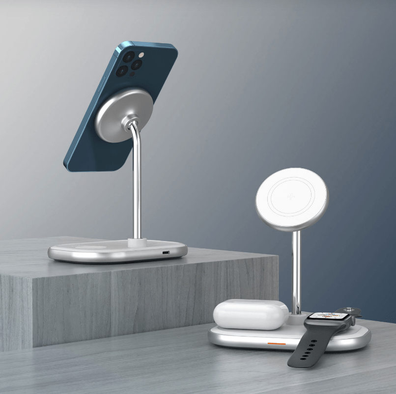 Support de chargement magnétique sans fil 3 - en - 1 de 15 W d'Energizer (WCP303) - Jack Righteous