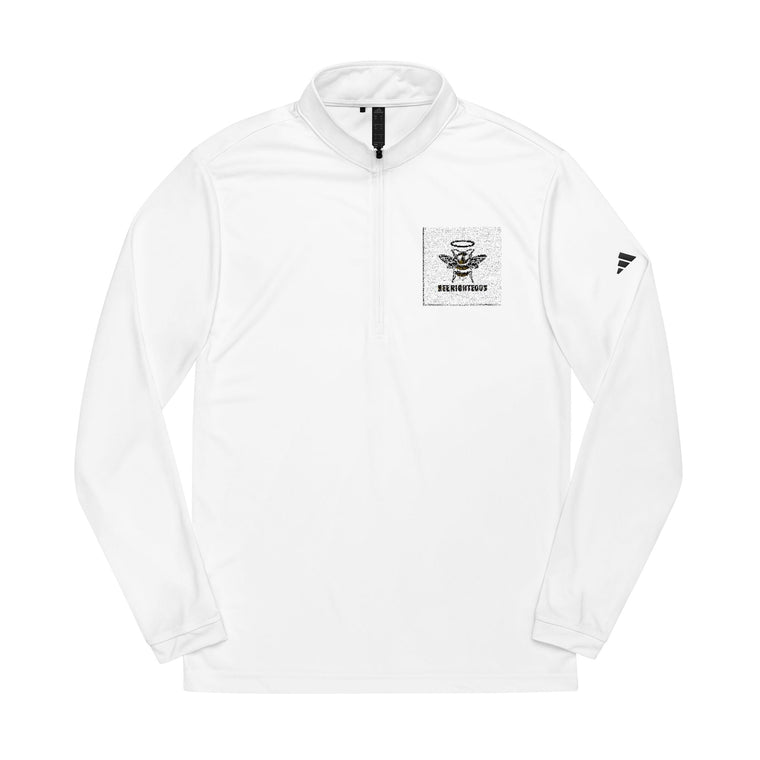 Sweatshirt BEE RIGHTEOUS Embroidered adidas® Quarter - Zip Pullover - Jack Righteous