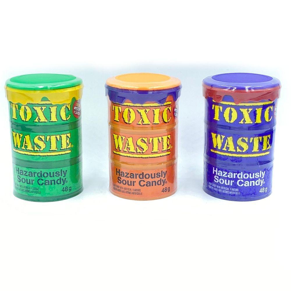 Toxic Waste Hazardously Sour Candy Mystery Flavor