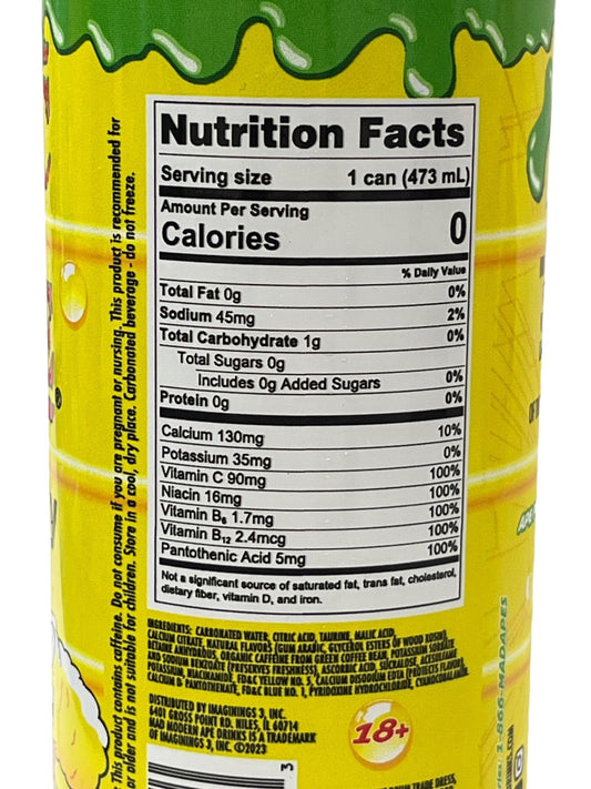 Toxic Waste Sociable Sour Apple Energy Drink 473ML - Jack Righteous