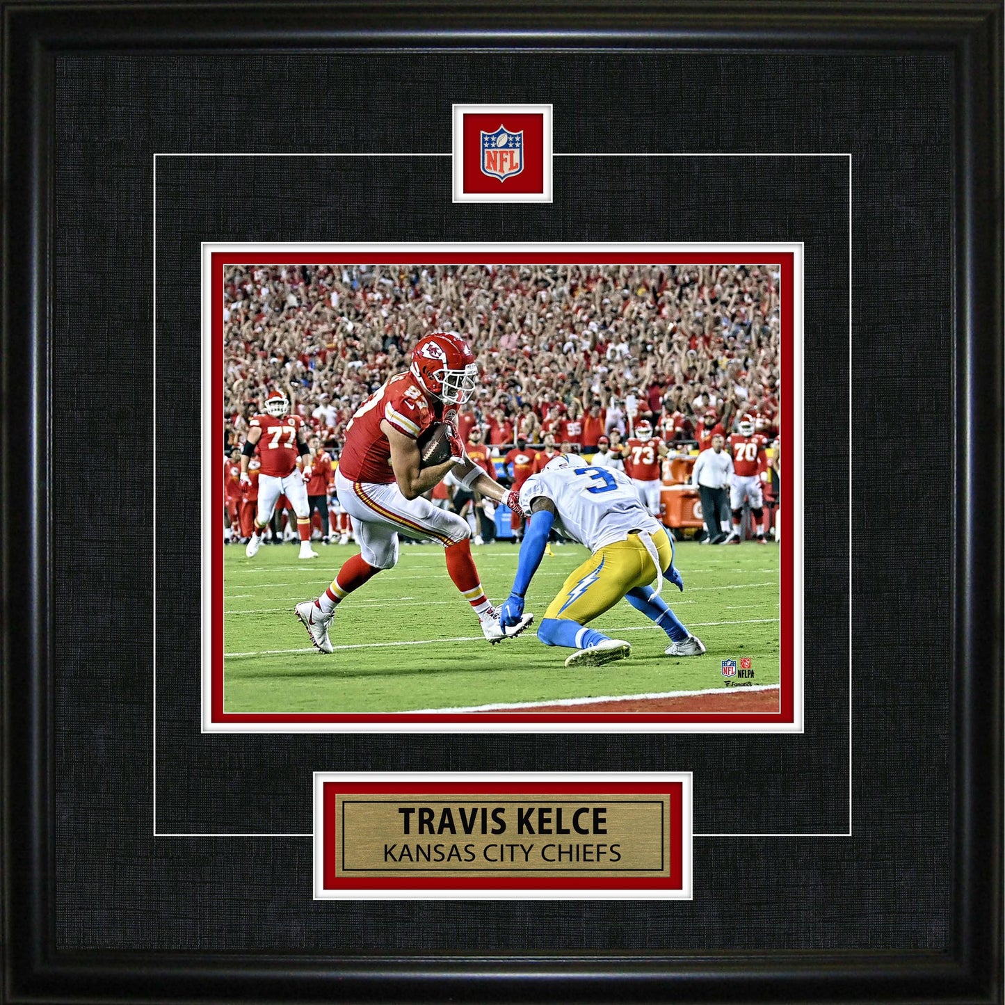 Travis Kelce Framed Pin & Plate Chiefs - Jack Righteous