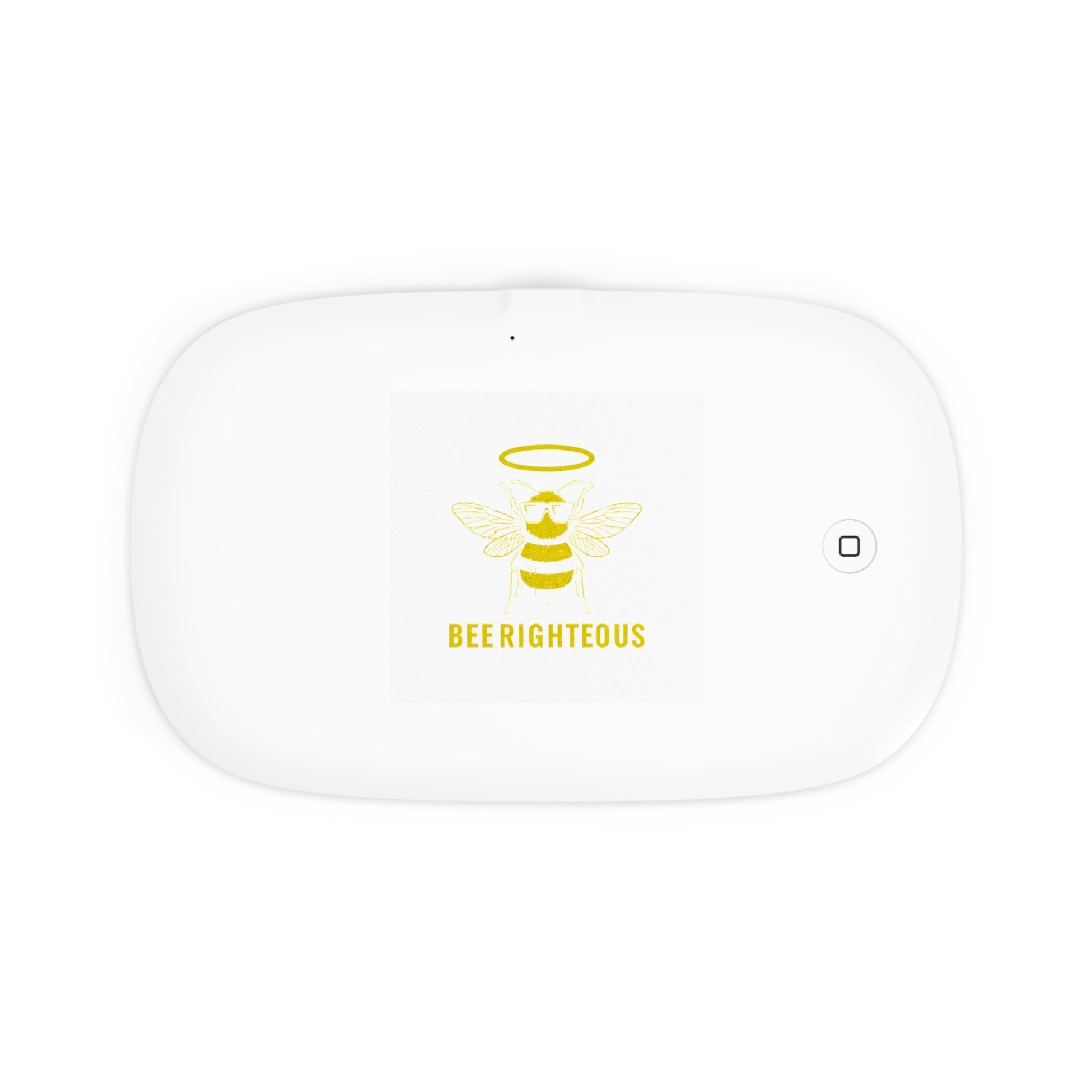 UV Phone Sanitizer & Wireless Charger - Bee Righteous Design, Eco - Friendly Gadget, Gift for Tech Lovers, Home Office Decor, - Jack Righteous