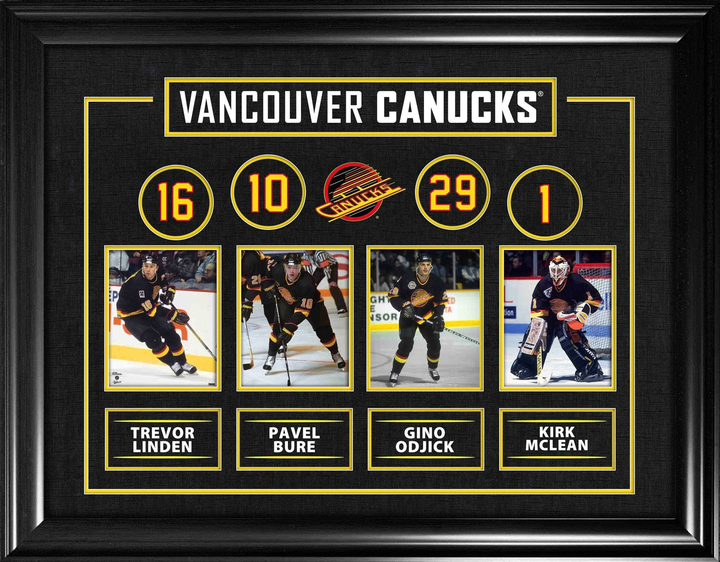 Vancouver Canucks Alumni Player Best of the Best Framed Collage - Jack Righteous