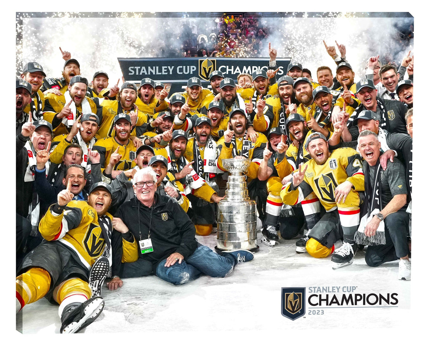 Vegas Golden Knights 16x20 Canvas 2023 Stanley Cup - Jack Righteous