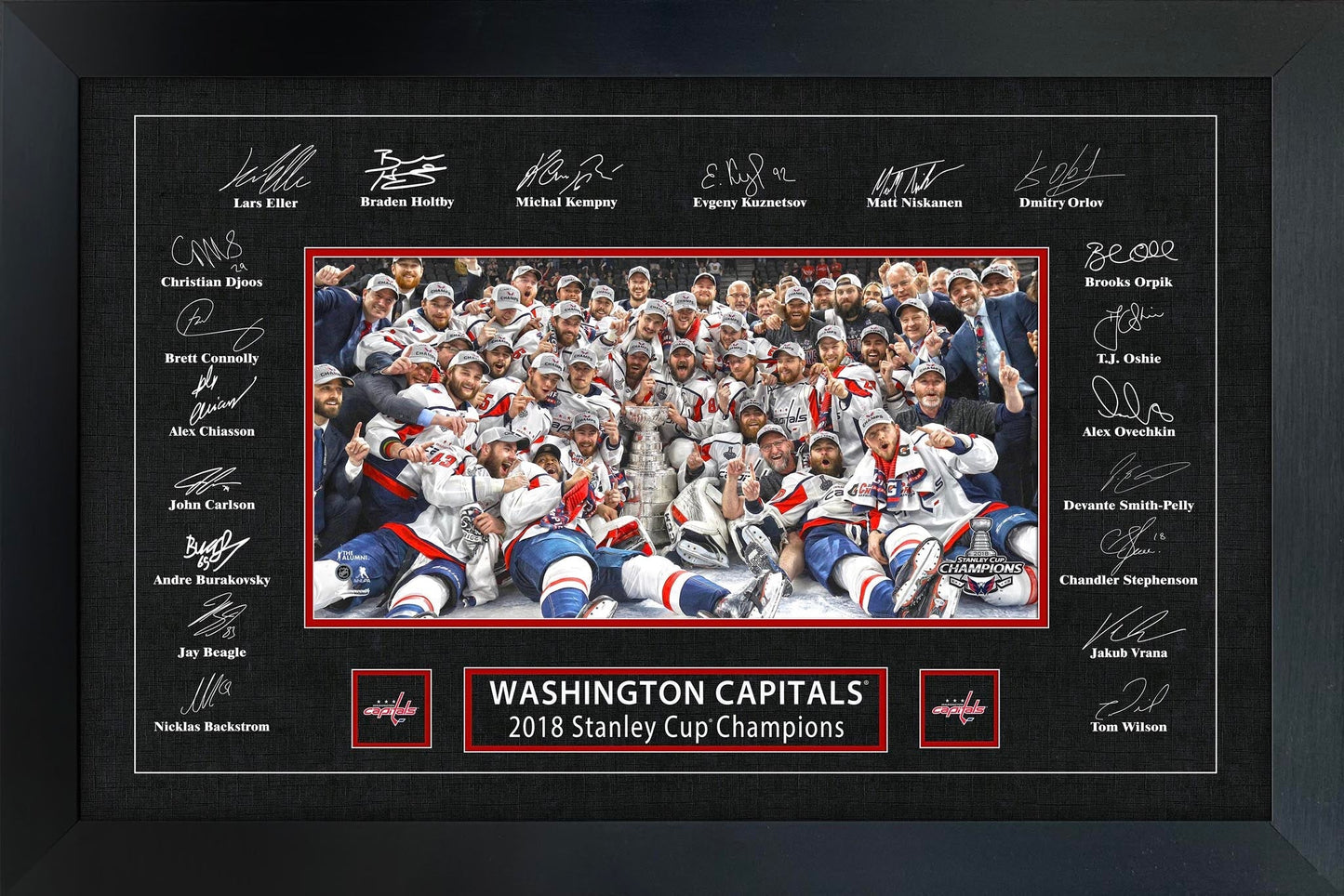 Washington Capitals 2018 Stanley Cup Replica Signature Frame - Jack Righteous