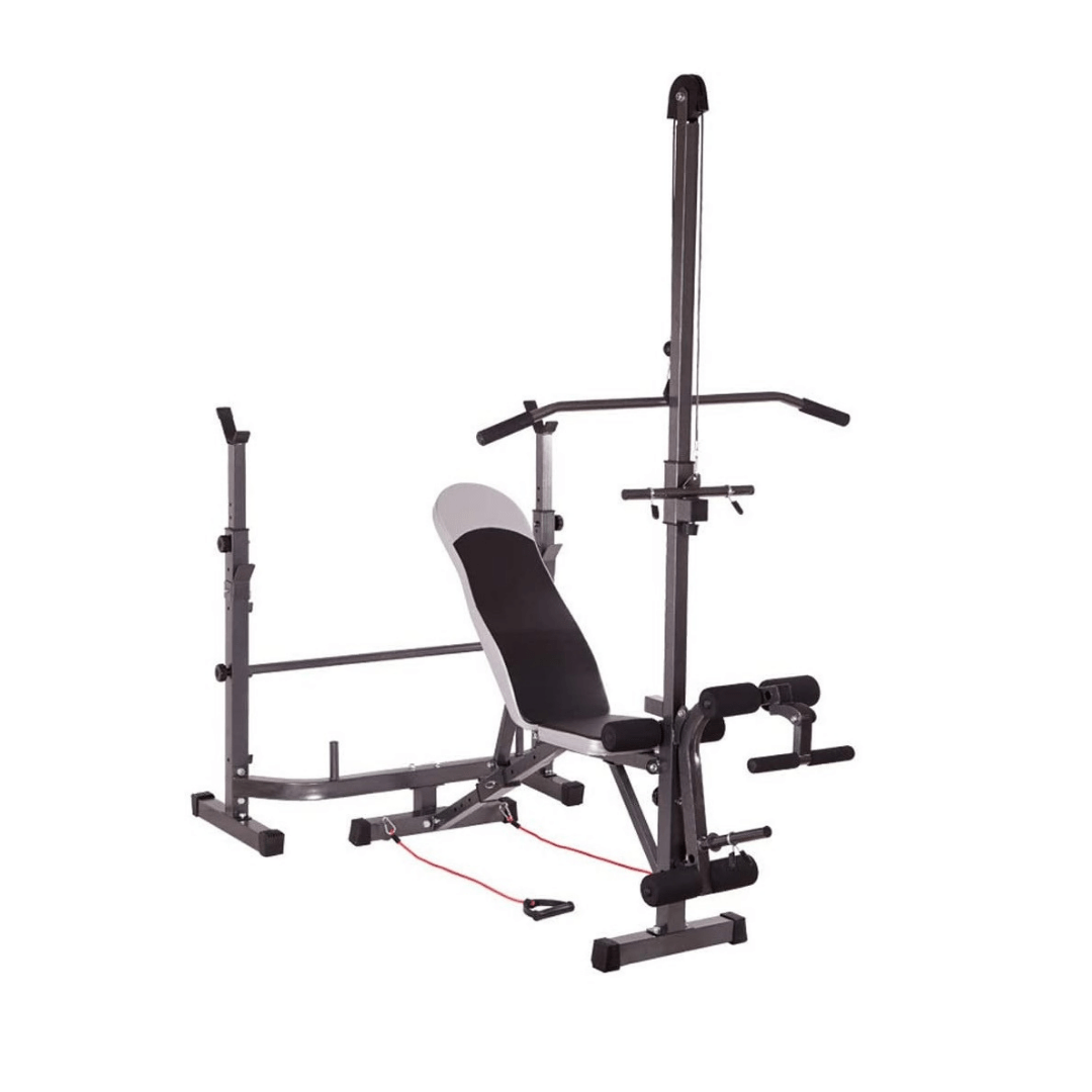 Weight Lifting Bench with Lat Pulldown Pulley & Scott Bench (LHG SR - 01) - Jack Righteous