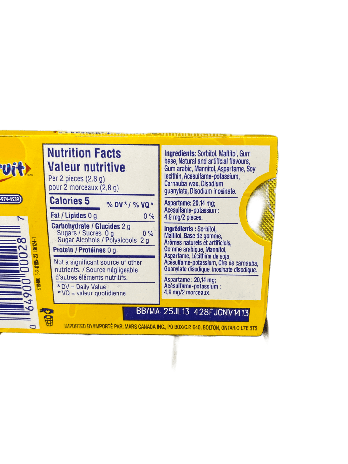 Wrigley's Juicy Fruit The Original 12 Pieces - Canadian Edition - Jack Righteous