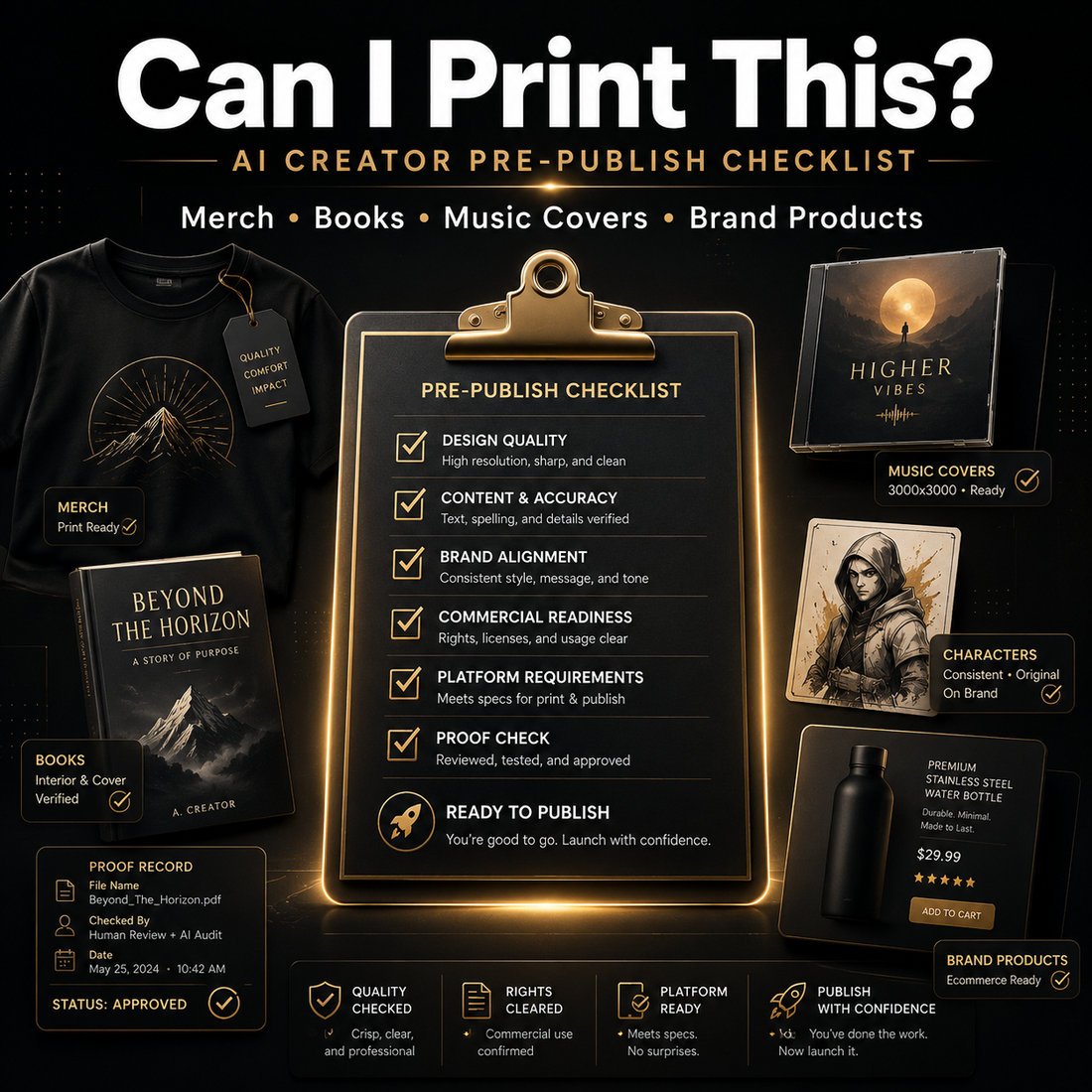Can I Print This? AI Creator Checklist for Merch