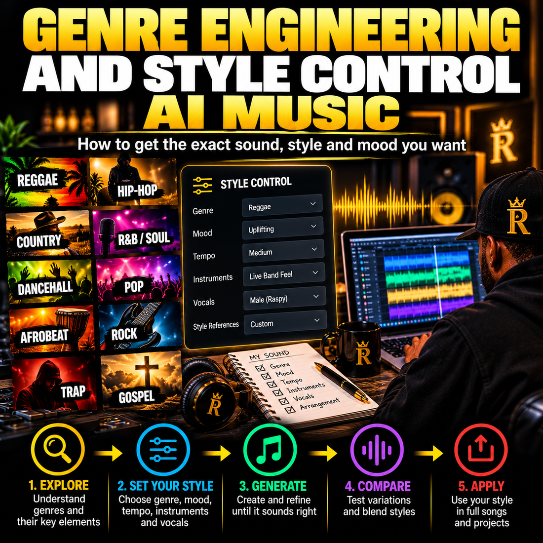 Genre Engineering for AI Music | Control Style and Direction with Suno