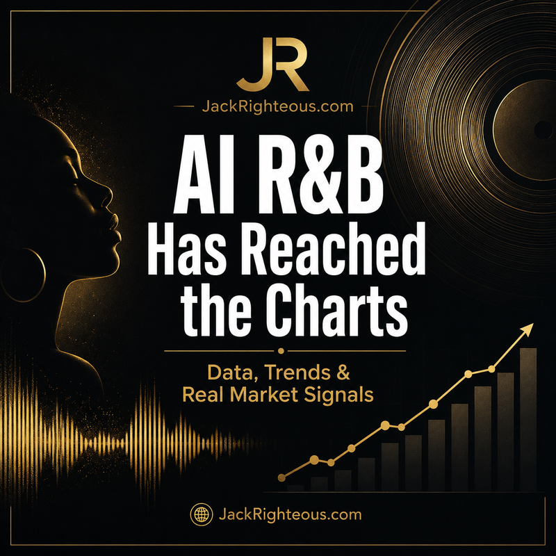 AI R&B chart analysis examining whether chart visibility is translating into a durable audience and market for AI-assisted artists