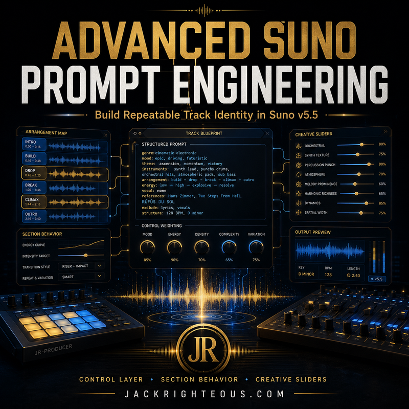Advanced Suno Prompt Design for Pro-Level Control