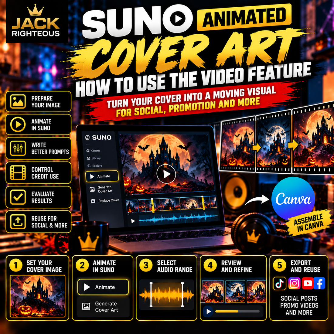 Suno Animated Cover Art: How to Use the Video Feature