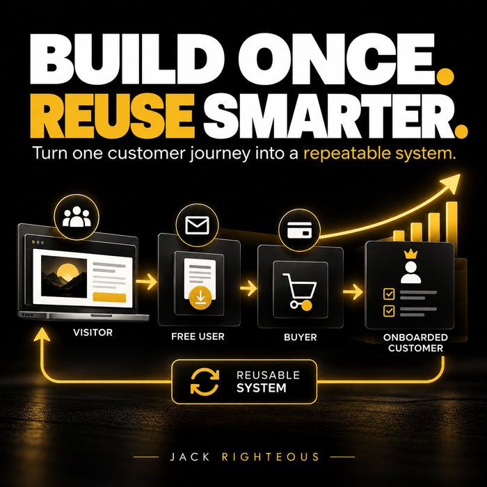 BUILD: Shopify Onboarding Funnel Builder — Reusable System for Free-to-Paid and Post-Purchase Journeys — JackRighteous.com article cover
