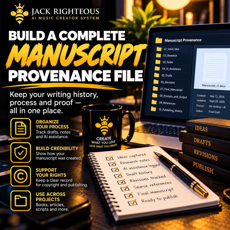 Creator Library Specialist Templates: Complete Manuscript Provenance File — JackRighteous.com article cover