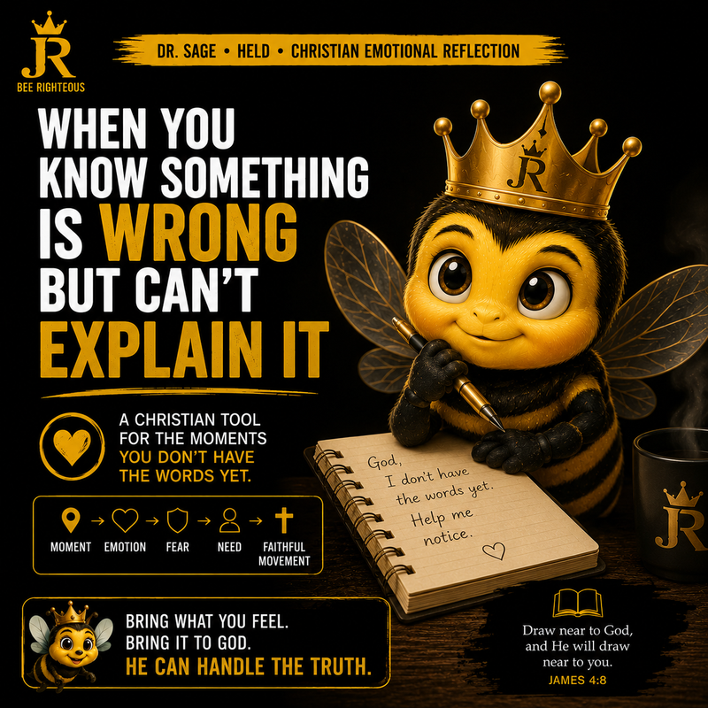 When You Know Something Is Wrong but Can’t Explain It: 15 Christian Emotional Reflection Prompts
