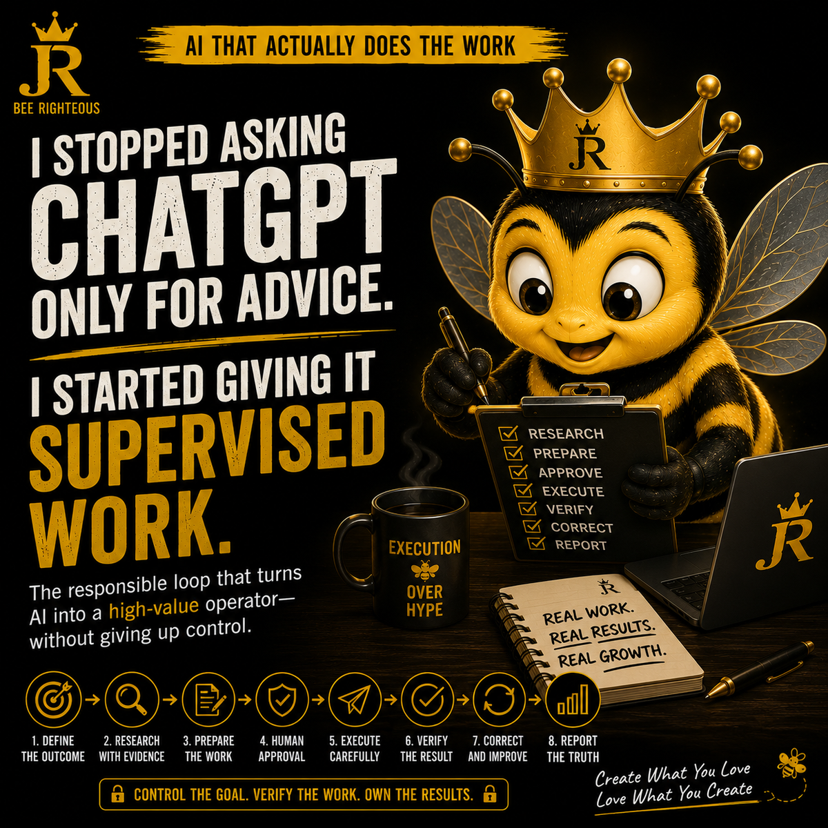 How to Use ChatGPT to Execute Real Work Responsibly: My Supervised AI Workflow
