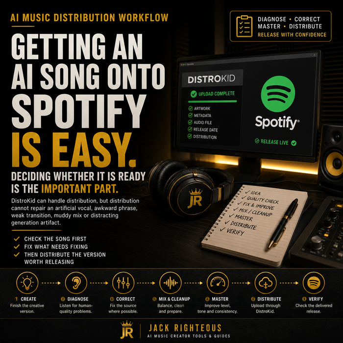 How to Distribute AI-Generated Music on Spotify Using DistroKid