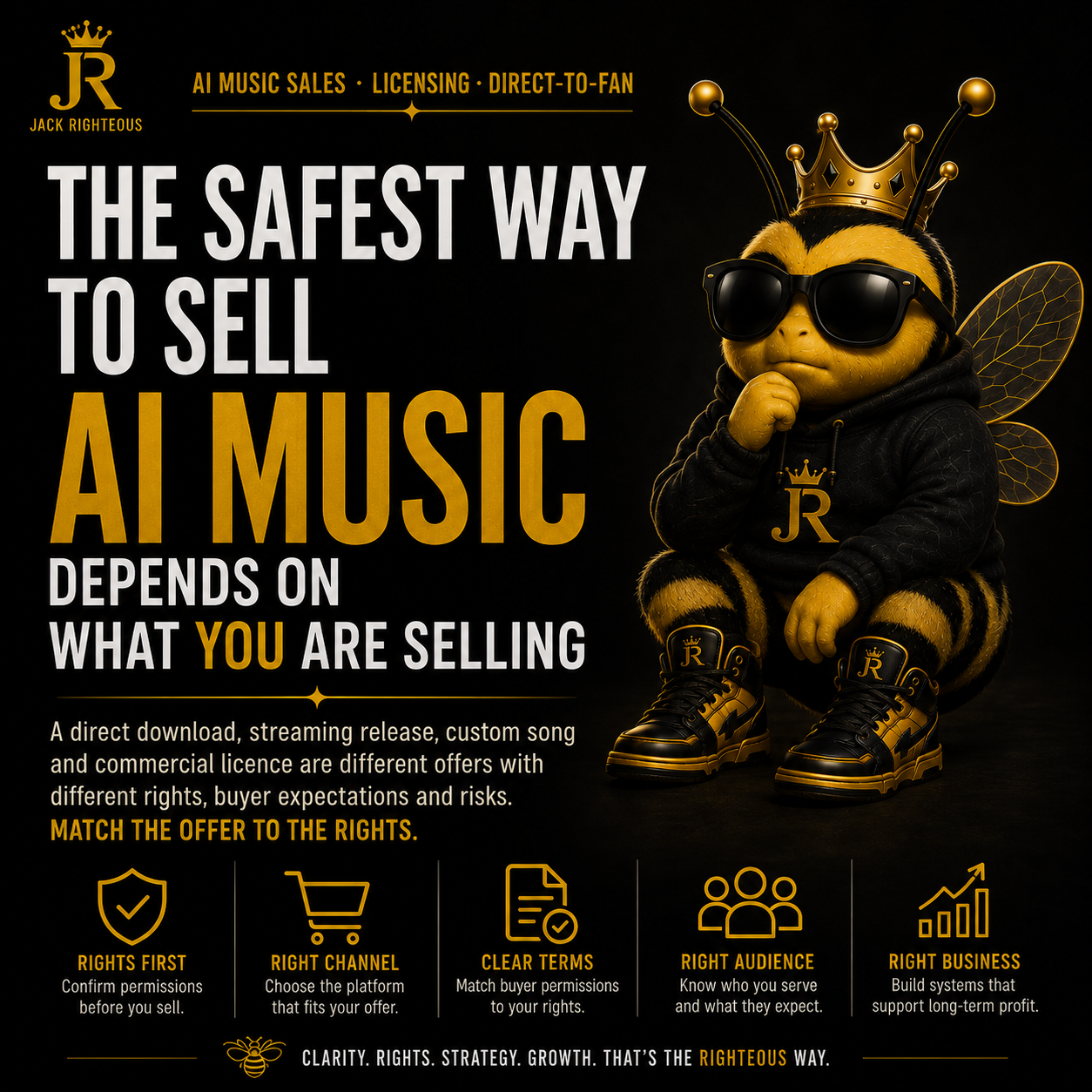 The Safest Ways to Sell AI Music in 2026: Direct Sales, Licensing, Streaming & Client Work