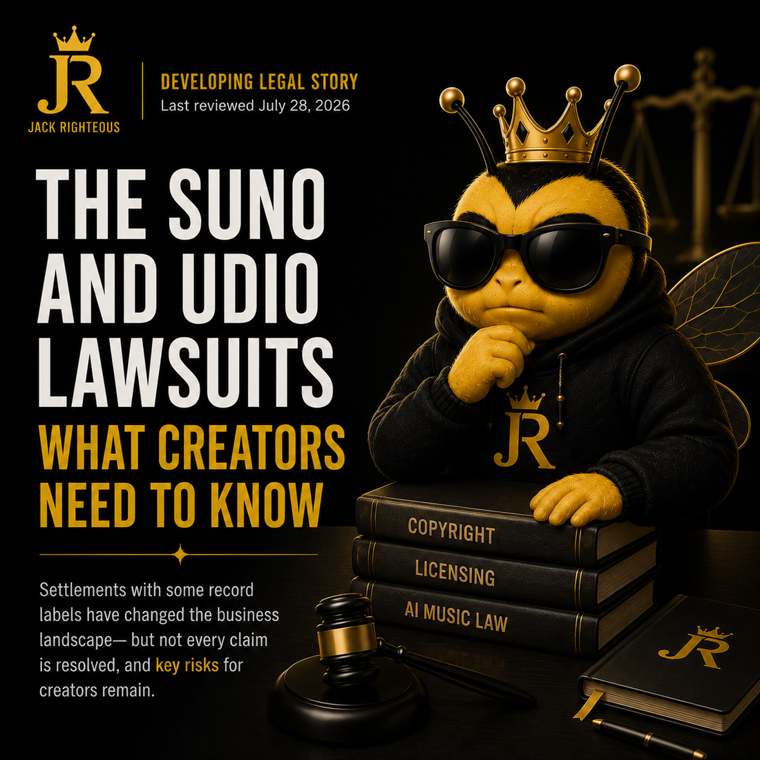 Suno & Udio Copyright Lawsuits 2026: Round Hill, GEMA & Licensing Deals Explained