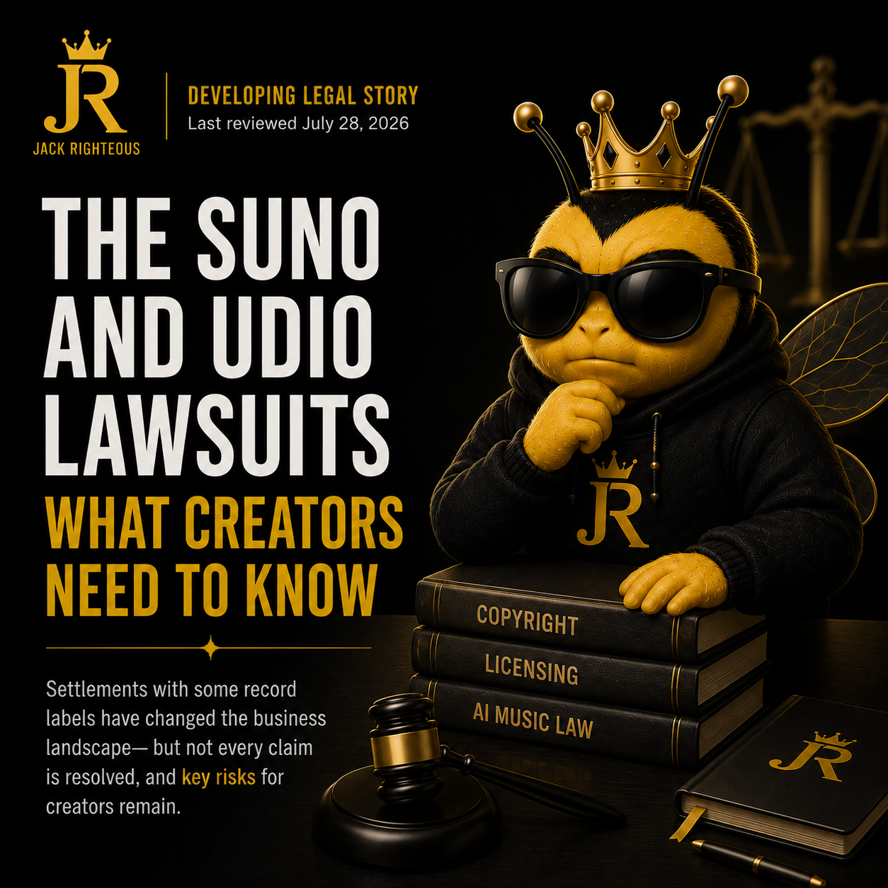 Suno and Udio Copyright Lawsuits: What Creators Need to Know in 2026