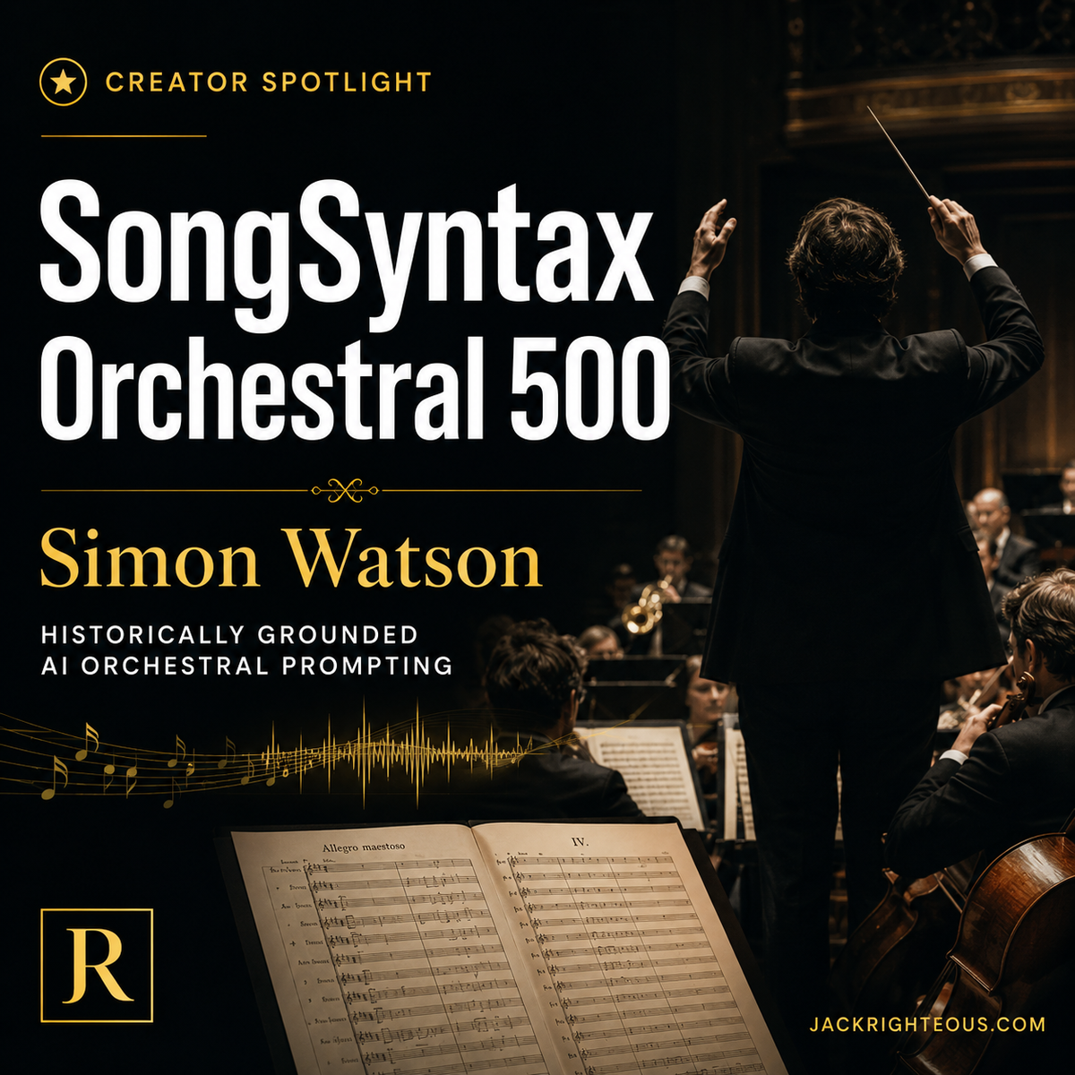 SongSyntax Orchestral 500 Creator Spotlight featuring Simon Watson and historically grounded AI orchestral prompting