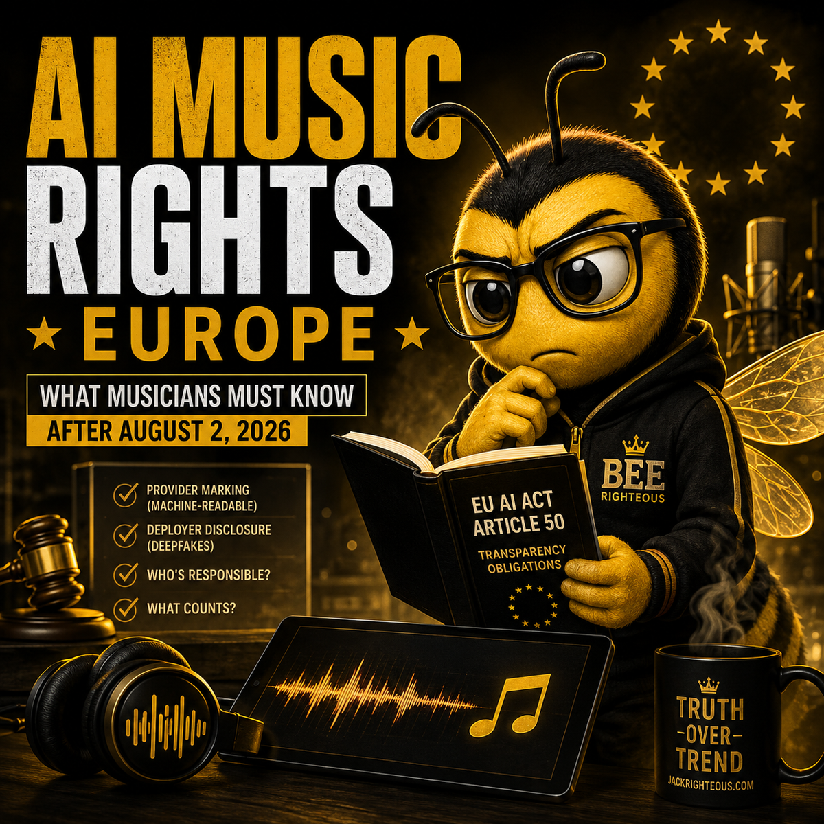 Do AI Musicians Have to Label Their Songs in Europe? Article 50 Explained