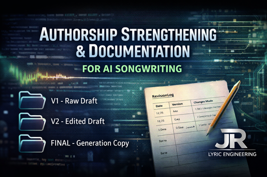AI Songwriting Documentation: Version Control & Authorship Discipline