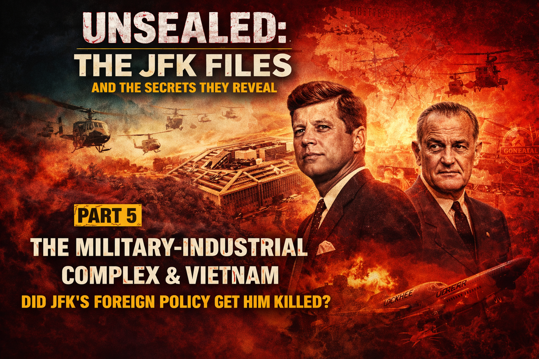 Part 5 cover: JFK, Vietnam & the military-industrial complex—did foreign policy get him killed? | JR JackRighteous.com