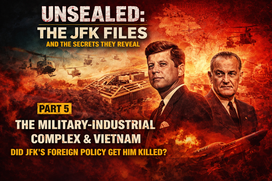 Part 5 cover: JFK, Vietnam & the military-industrial complex—did foreign policy get him killed? | JR JackRighteous.com