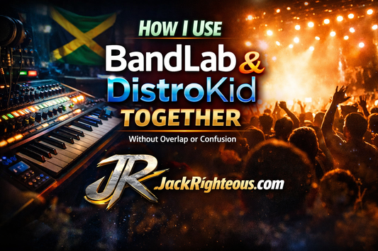 How I use BandLab and DistroKid together by Jack Righteous, showing a clear AI music workflow from creation to distribution