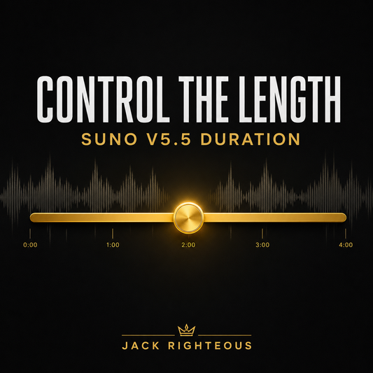 Suno V5.5 song Duration slider guide by Jack Righteous