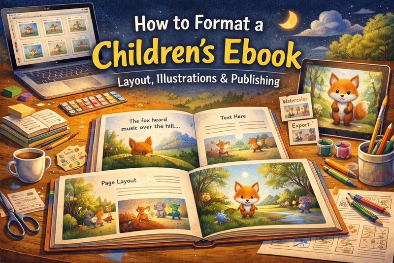How to Format a Children’s Ebook: Layout, Illustrations, and Publishing Preparation